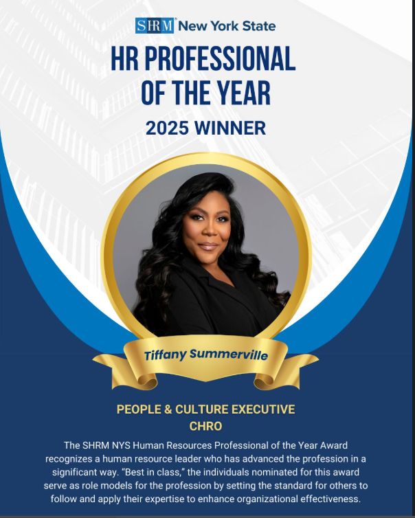 SHRM New York State — HR Professional of the Year — 2025 Winner